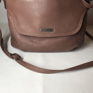 Multi sac brown flower printed bag